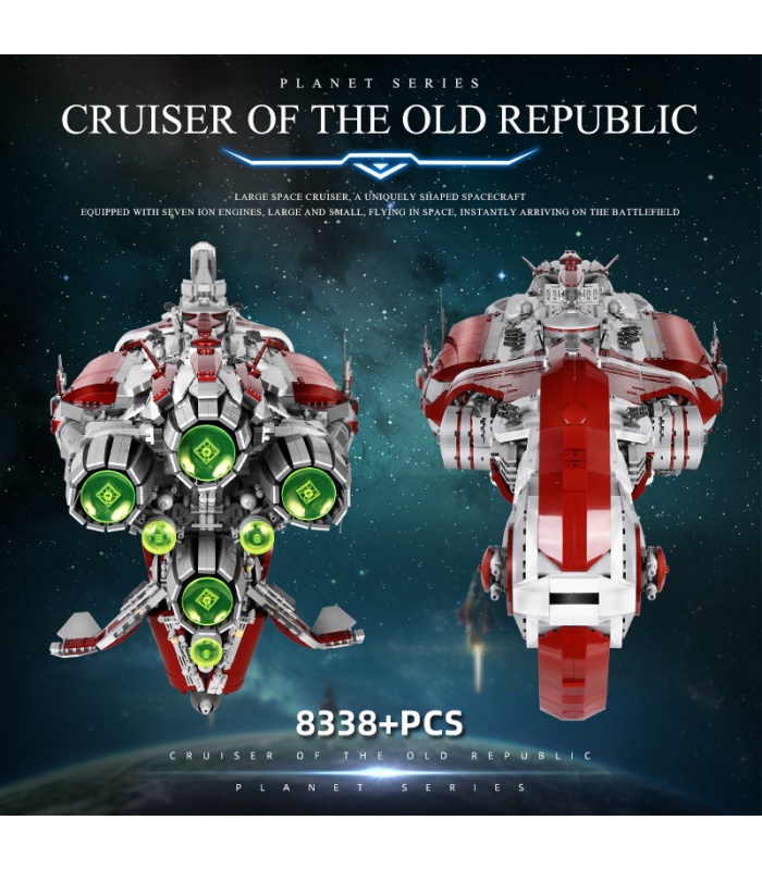 MOLD KING 21002 Old Republic Escort Cruiser Star Wars Juego de bloques de construcción de