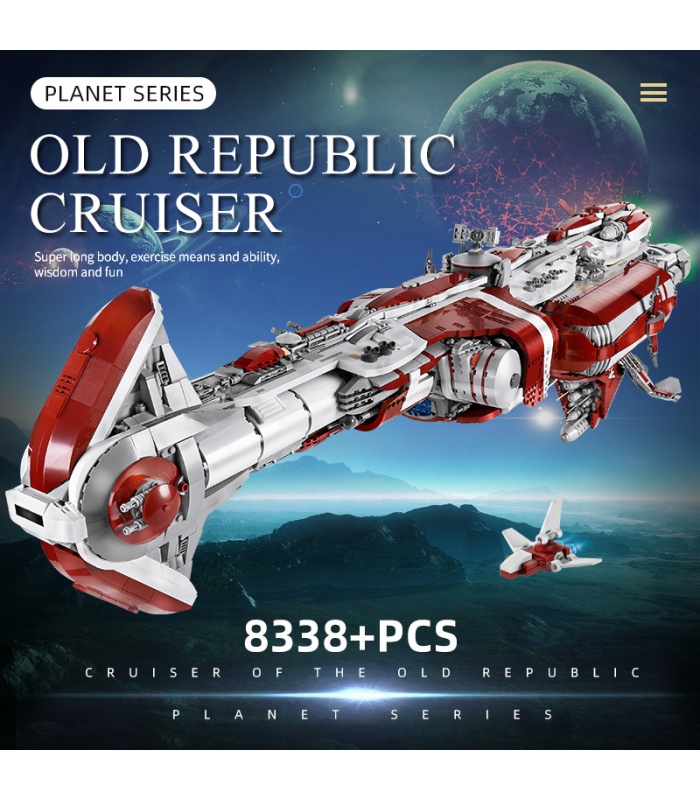 MOLD KING 21002 Old Republic Escort Cruiser Star Wars Juego de bloques de construcción de