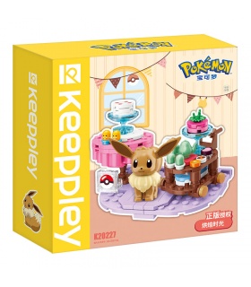 Keeppley K20227 Eevee Baking Time Juego de juguetes de bloques de construcción