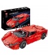 MOULD KING 13048 Ferrari 488 ensemble de blocs de construction de supercar araignée rouge