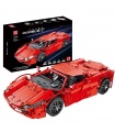 MOLD KING 13048 Ferrari 488 Red Spider Supercar Bausteine Spielzeugset