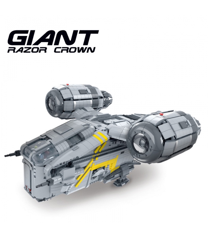 MORK 032002 Giant Razor Crown Razor Crest Model Building Bricks Toy Set