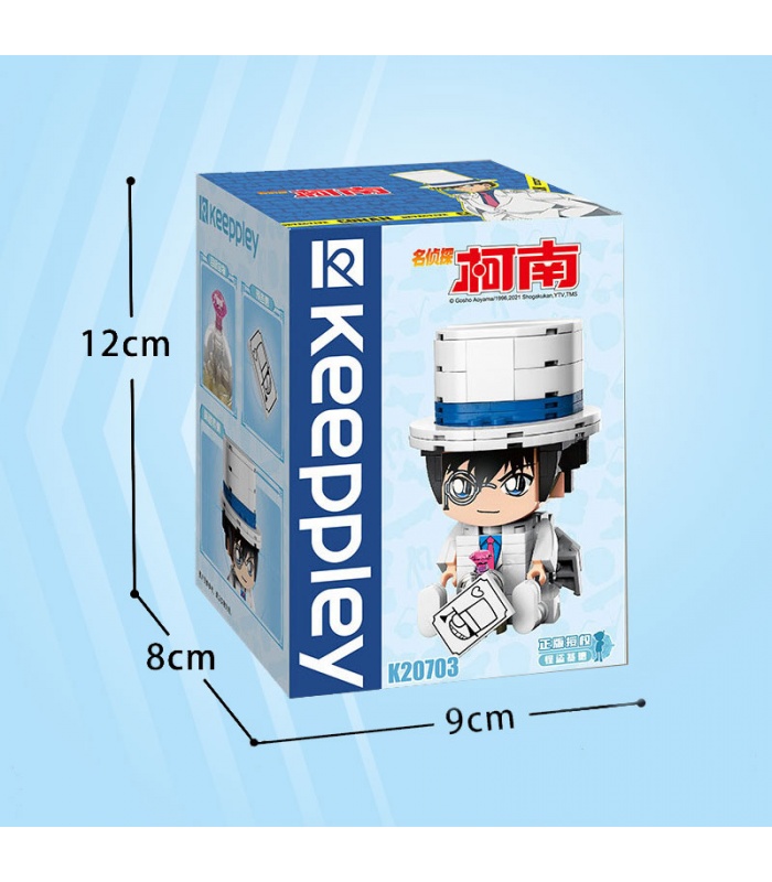 Keeppley K20703 Kaitou Kiddo Brickhead Juego de juguetes de bloques de construcción