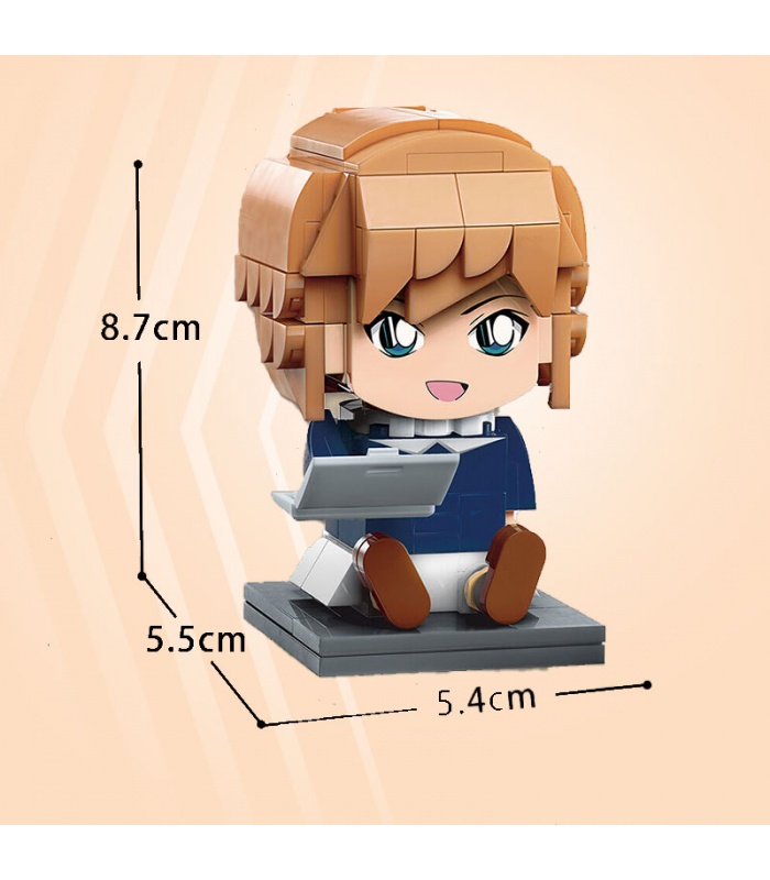 Keeppley K20704 Haibara Ai Brickhead Baustein-Spielzeugset