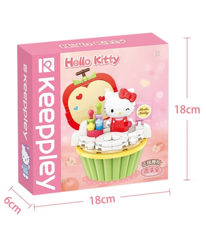Keeppley K20813 Hello Kitty Kuchenbecher-Baustein-Spielzeugset