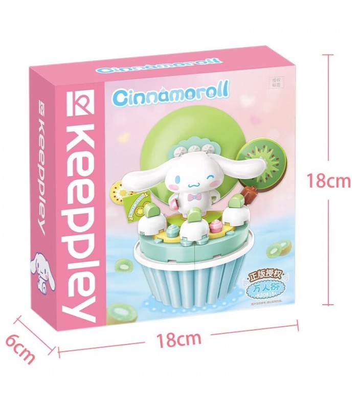 Keeppley K20815 Cinnamoroll Cake Cup Building Block Toy Set