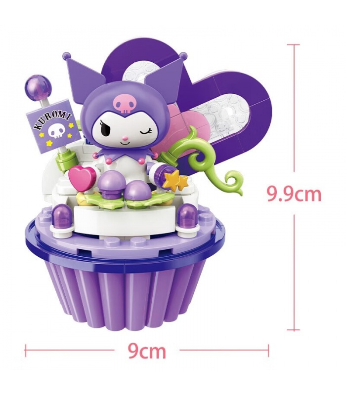 Keeppley K20817 Kuromi Cake Cup Baustein-Spielzeugset