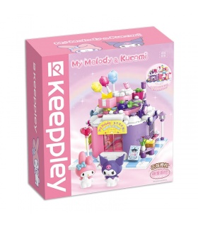 Keeppley K20818 Sweet Peer Kuromi My Melody Juego de bloques de construcción de juguete