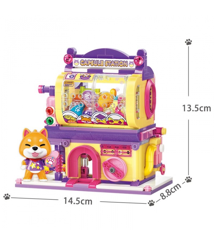 Keeppley K28010 Shiba Inu Gashapon Machines blocs de construction ensemble de jouets