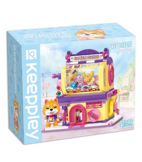 Keeppley K28010 Shiba Inu Gashapon Machines Juego de juguetes de bloques de construcción