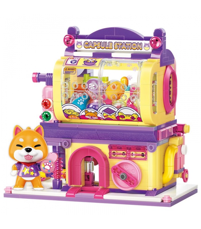 Keeppley K28010 Shiba Inu Gashapon Machines Building Blocks Toy Set