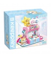 Keeppley K28019 Orange Cat Game House Building Blocks Toy Set