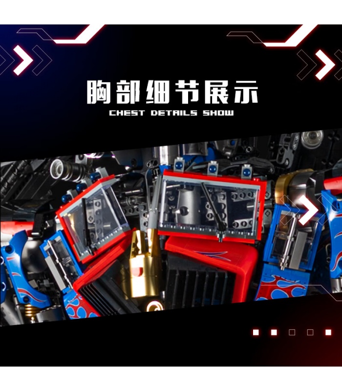 KBOX V5006 Transformers Jetpower Optimus Prime Juego de juguetes de bloques de construcción