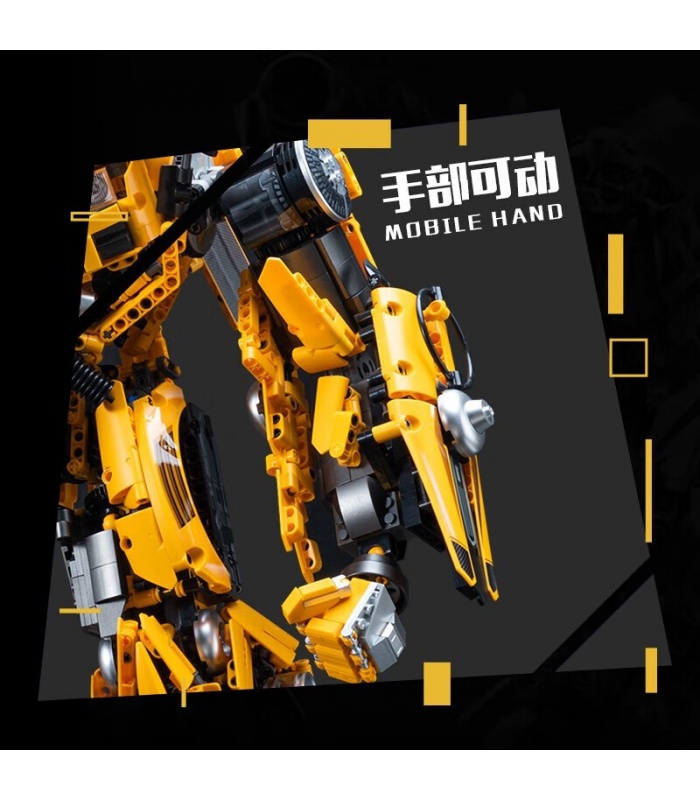 KBOX V5007 Transformers Bumblebee DJ-Rambo Man Juego de bloques de construcción de juguete
