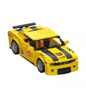 JIE STAR 92009 Camaro RS Pull-Back Car Building Blocks Toy Set