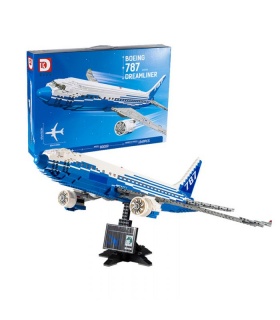 Ensemble de jouets de blocs de construction d'avion de ligne Boeing 787 Dreamliner personnalisé