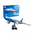 Ensemble de jouets de blocs de construction d'avion de ligne Boeing 787 Dreamliner personnalisé