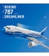 Benutzerdefinierte Boeing 787 Dreamliner Verkehrsflugzeug Bausteine Spielzeugset