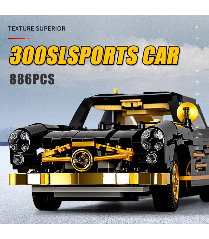 MOLD KING 10005 다양한 크리에이티브 시리즈 300SL 스포츠카 빌딩 블록 장난감 세트