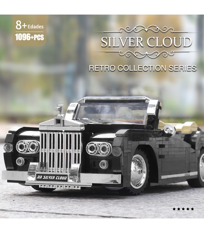 MOULD KING 10006 Rolls-Royce 1964 RR Silver Cloud Car Building Blocks Toy Set