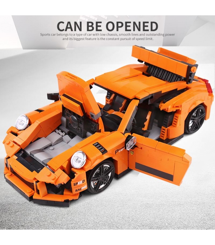 MOLD KING 13129 Creative Series GT3-911 Sports Car Building Blocks Toy Set