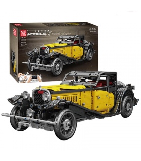 MOULD KING 13080 Bugatti 50T Classic Car Building Blocks Toy Set