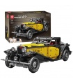MOULD KING 13080 Bugatti 50T Classic Car Building Blocks Toy Set