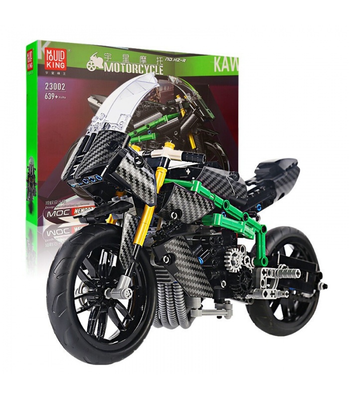 MOULD KING 23002 Kawasaki H2-R Motorcycle Building Blocks Toy Set