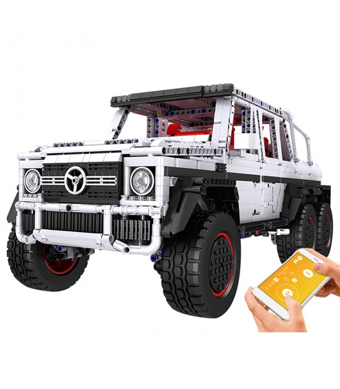 MOLD KING 13061 G700 6x6 SUV Off-Road Truck Fernbedienung Auto Bausteine Spielzeug Set