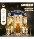 MOULD KING 11005 MKingLand Costume Shop with LED Lights Building Blocks Toy Set