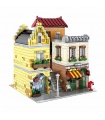 MOULD KING 16008 Coffee House Café Shop Novatown Building Blocks Toy Set