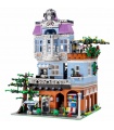 MOLD KING 16004 Coffee Shop avec LED Lights Building Blocks Toy Set