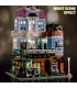 MOLD KING 16004 Coffee Shop mit LED-Leuchten Bausteine-Spielzeug-Set
