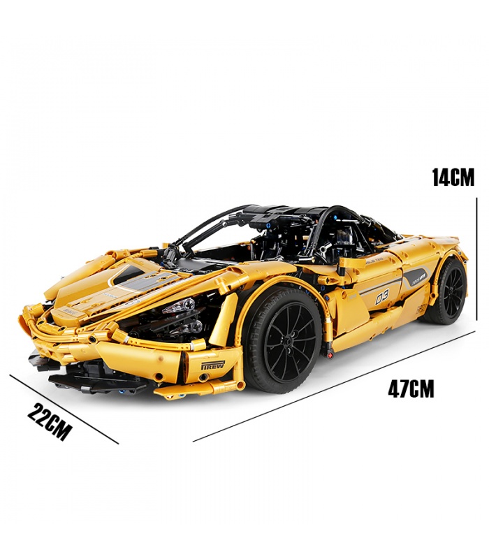 MOLD KING 13145S McLaren 720S Golden Sports Car Building Blocks Toy Set