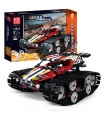 MOULD KING 13024 High-speed Tracked Vehicle Series Red Assault Building Blocks Toy Set