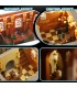 MOULD KING 16026 Afternoon Tea Restaurant with LED Lights Building Blocks Toy Set
