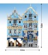 MOLD KING 16020 Mercado europeo con luces LED Street View Series Building Blocks Toy Set