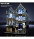 MOLD KING 16020 Mercado europeo con luces LED Street View Series Building Blocks Toy Set