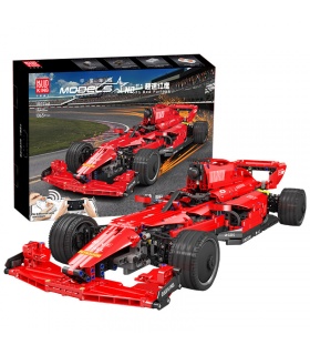 MOLD KING 18024A Formel 1 F1 Red Furious Racing Building Blocks Spielzeug-Set