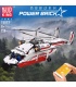 MOLD KING 15012 Heavy Lift Coaxial Transport Hélicoptère RC Building Blocks Toy Set