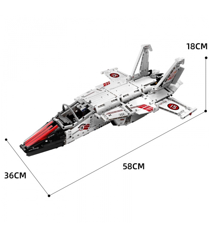 MOLD KING 15013 Air Fighter RC Bausteine-Spielzeug-Set