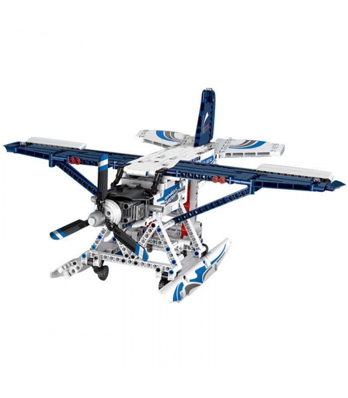 MOULD KING 15014 Amphibious Aircraft RC Building Blocks Toy Set