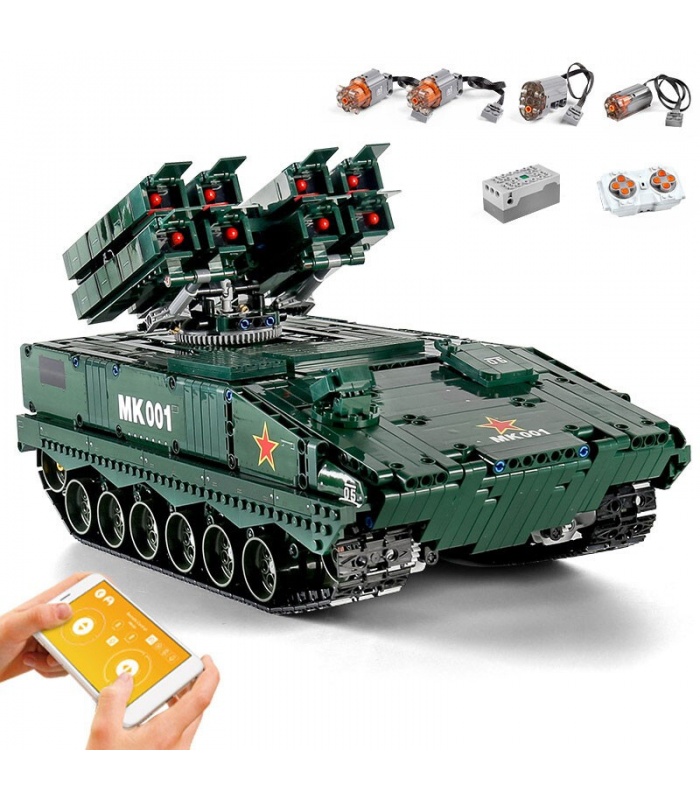 MOLD KING 20001 Red Arrow 10 Anti-Tank Guided Missile HJ-10 Building Blocks Toy Set