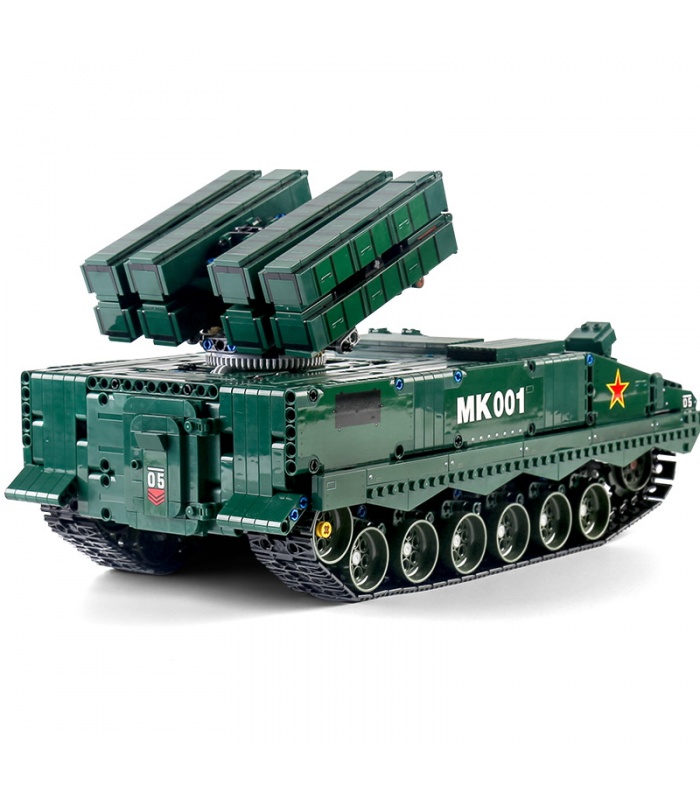 MOULD KING 20001 Red Arrow 10 Anti-Tank Guided Missile HJ-10 Building Blocks Toy Set