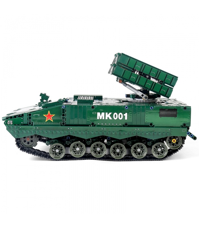 MOLD KING 20001 Red Arrow 10 Panzerabwehr-Lenkflugkörper HJ-10 Building Blocks Toy Set