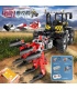 MOLD KING 17019 Tractor Fastrac 4000er Juego de juguetes de bloques de construcción de