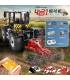 MOLD KING 17019 Tractor Fastrac 4000er Juego de juguetes de bloques de construcción de