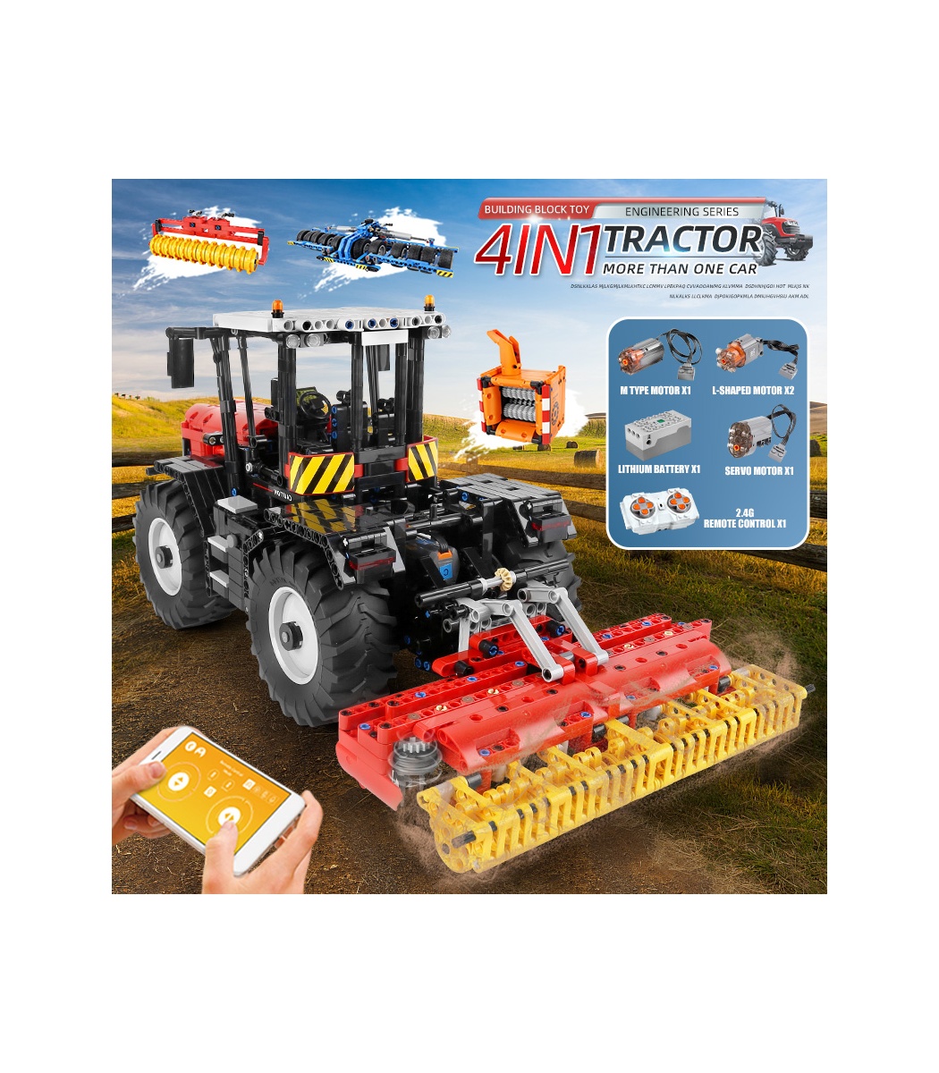 TractoBrick», un tracteur en briques Lego au livre des records