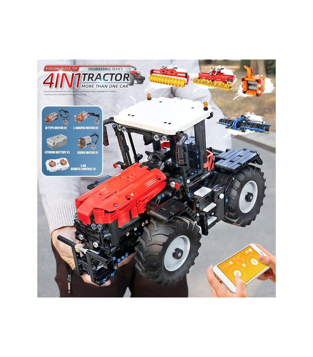 Acheter MOULD KING – tracteur agricole motorisé technique, modèle APP,  camion télécommandé, blocs de construction, briques, jouets pour enfants,  cadeau de noël