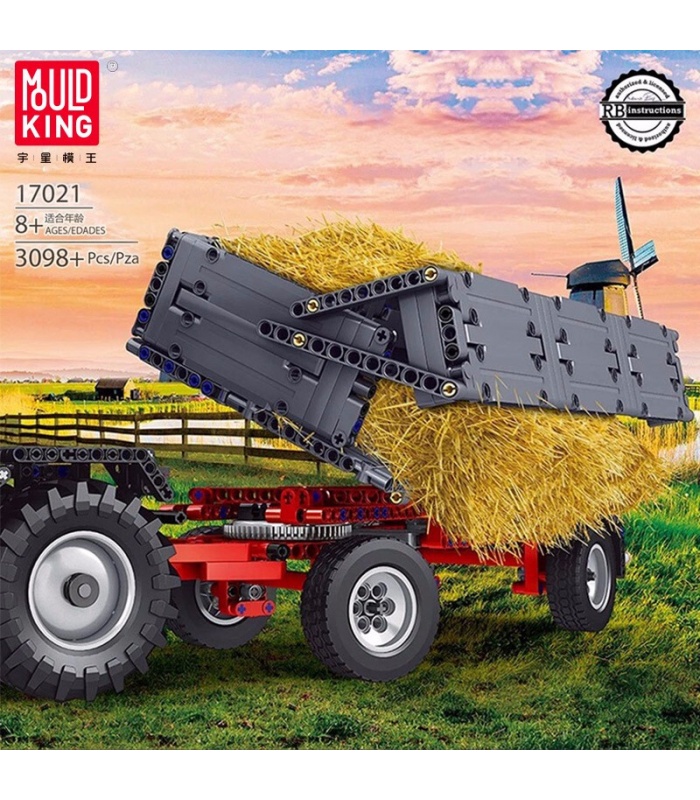 MOLD KING 17021 Tracteur Supplément Pack Building Blocks Toy Set
